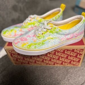 VansBig Kids Pastel Skull Pattern Sneakers